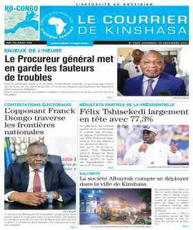 Cover Le Courrier de Kinshasa - 4659 