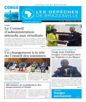 Cover Les Dépêches de Brazzaville - 4759 