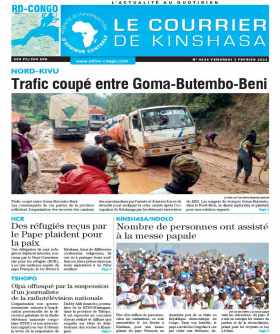 Cover Le Courrier de Kinshasa - 4436 