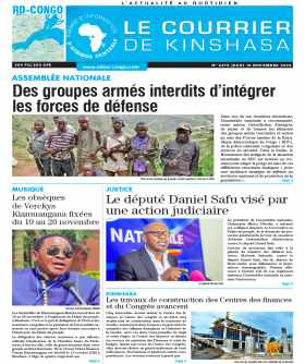 Cover Le Courrier de Kinshasa - 4376 