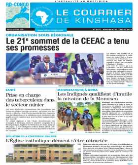 Cover Le Courrier de Kinshasa - 4301 