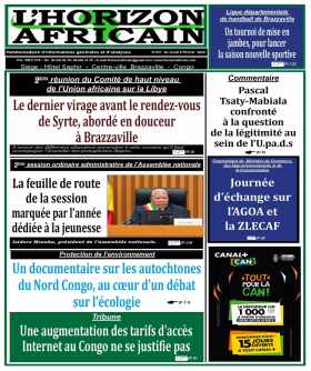Cover L'horizon Africain - 237 