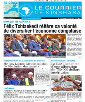 Cover Le Courrier de Kinshasa - 4431 