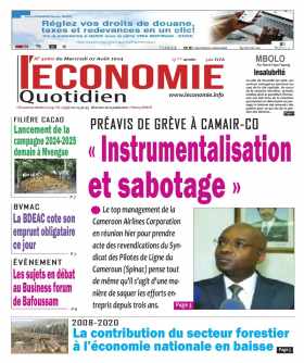 Cover l'Economie - 3060 