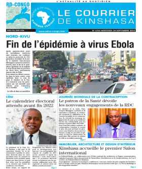 Cover Le Courrier de Kinshasa - 4346 