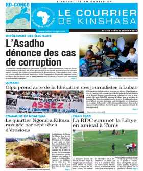 Cover Le Courrier de Kinshasa - 4418 