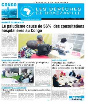 Cover Les Dépêches de Brazzaville - 4742 