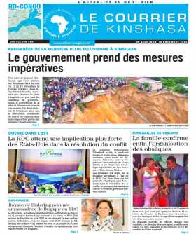 Cover Le Courrier de Kinshasa - 4400 