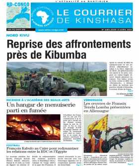 Cover Le Courrier de Kinshasa - 4484 