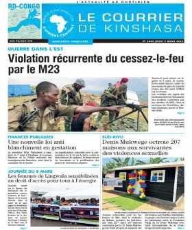 Cover Le Courrier de Kinshasa - 4460 