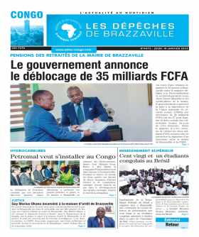 Cover Les Dépêches de Brazzaville - 4672 