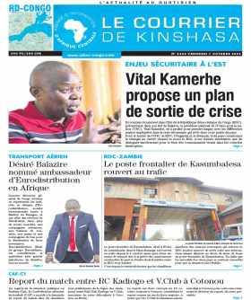 Cover Le Courrier de Kinshasa - 4353 