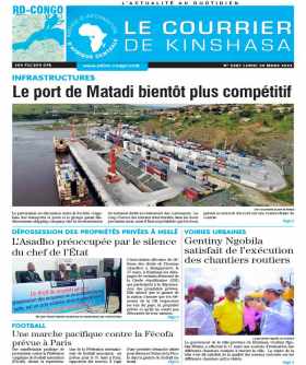 Cover Le Courrier de Kinshasa - 4467 