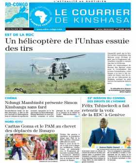Cover Le Courrier de Kinshasa - 4454 