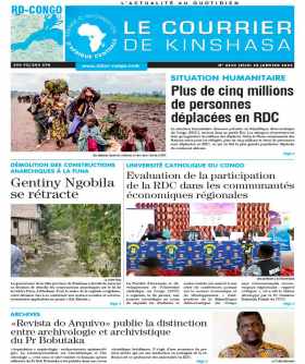 Cover Le Courrier de Kinshasa - 4430 