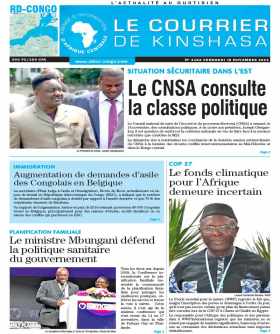 Cover Le Courrier de Kinshasa - 4382 