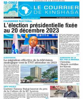 Cover Le Courrier de Kinshasa - 4388 