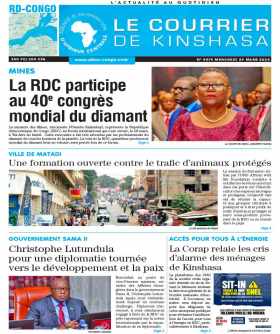 Cover Le Courrier de Kinshasa - 4474 