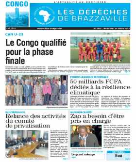 Cover Les Dépêches de Brazzaville - 4474 