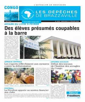 Cover Les Dépêches de Brazzaville - 4696 
