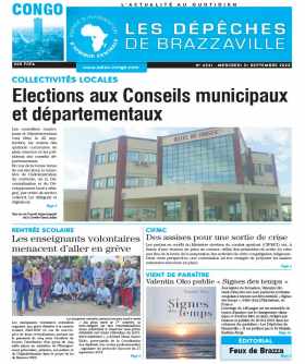 Cover Les Dépêches de Brazzaville - 4341 