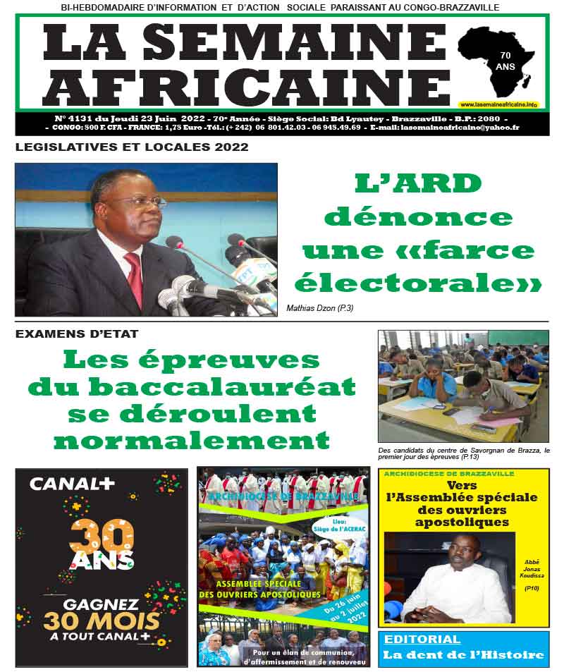 Cover La Semaine Africaine