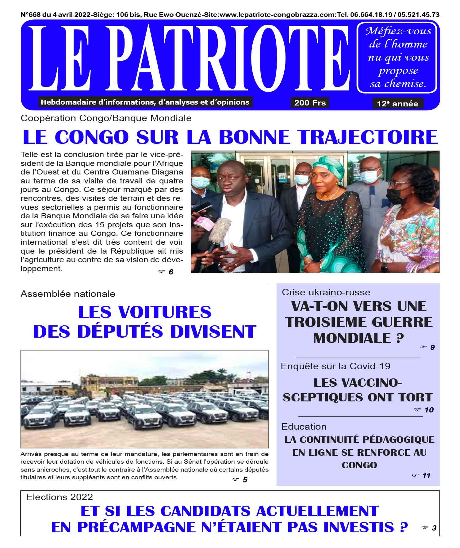 Cover Le Patriote - 668 